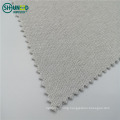 Wholesale high quality single and double layer 100% polyester plain weave woven brushed fabric interlining for tie bag lining